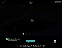 Tablet Screenshot of blackcarsservice.com